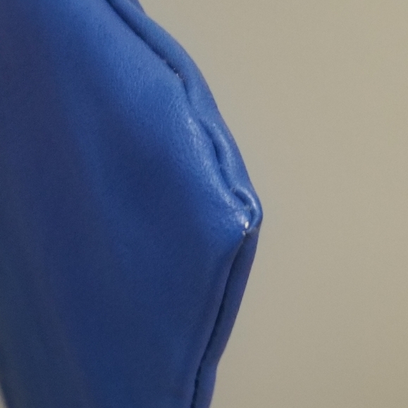 NWOT Blue Zara "Caution Feeling Lucky" Clutch - Picture 5 of 6